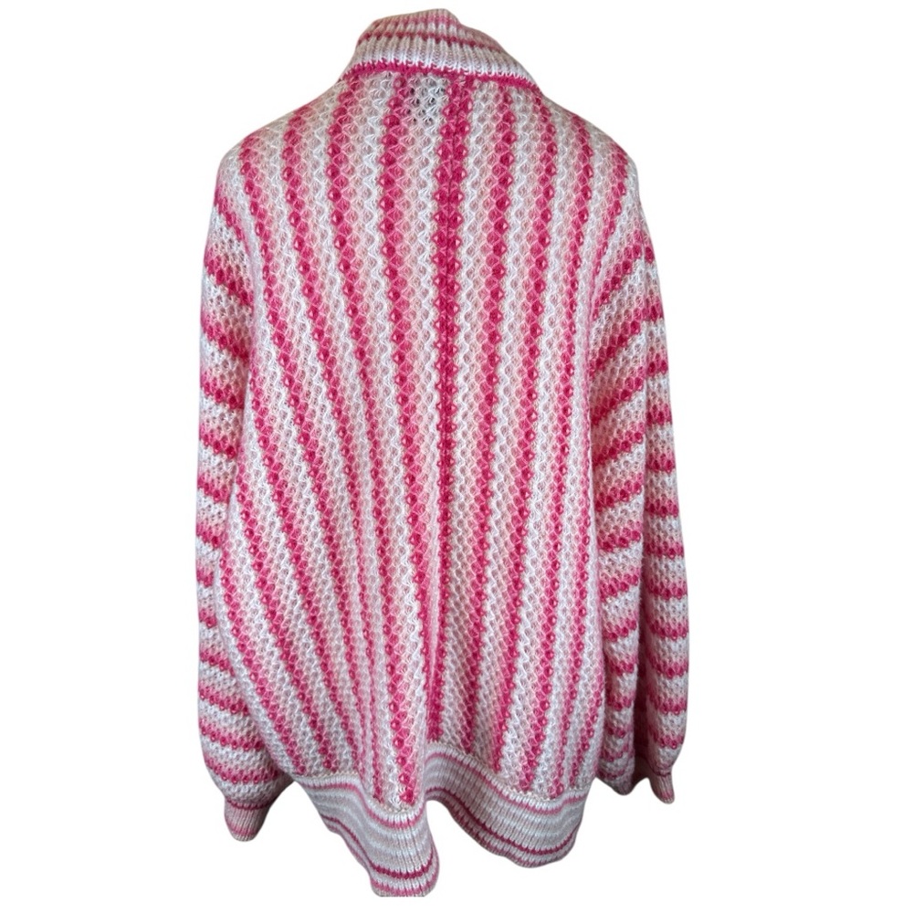 Grace + Karma Chic Pink Striped Women's Cardigan NWT - Picture 6 of 11
